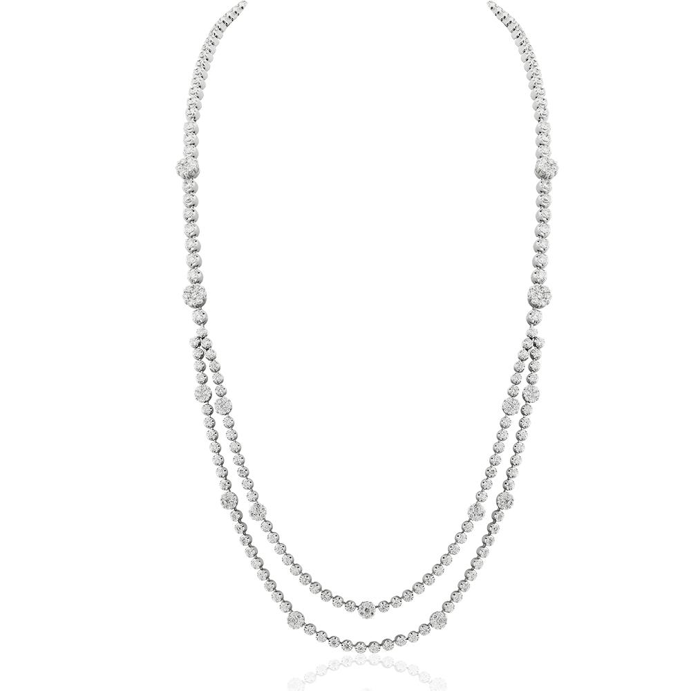 10,65 Ct. Diamond Design Necklace